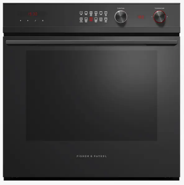 FISHER and PAYKEL OB60SD11PB1 Self Cleaning 11 Function Oven