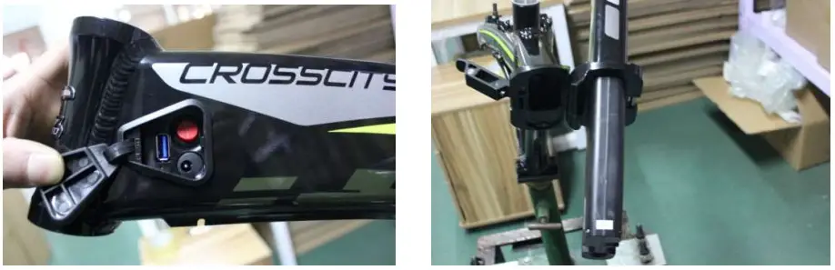 Carrera Crosscity-E Rear Motor Drive System -Fitting the battery