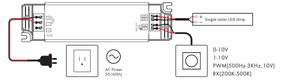 Superlightingled LN-40-12 0 1-10V Constant Voltage LED Driver - Figure 2