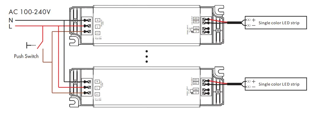 Superlightingled LN-40-12 0 1-10V Constant Voltage LED Driver - Figure 3