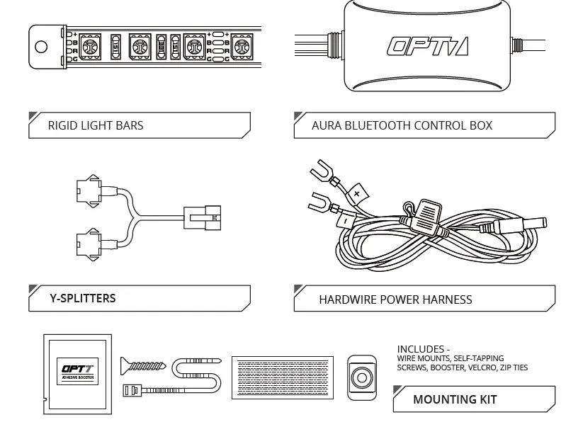 OPT7 LIGHTING AURA PRO Universal Underbody 1