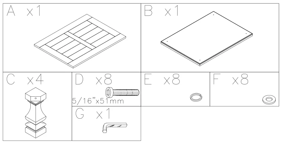 ASHLEY T7761 Johnelle Coffee Table - 1