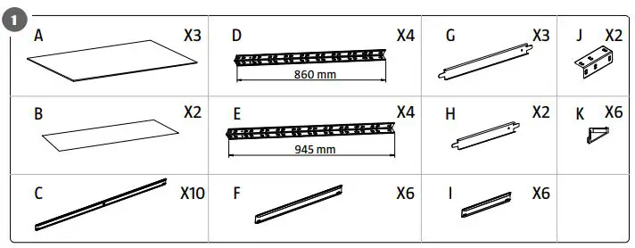 HARD HEAD 023768 Work Shelf User Manual - How to use