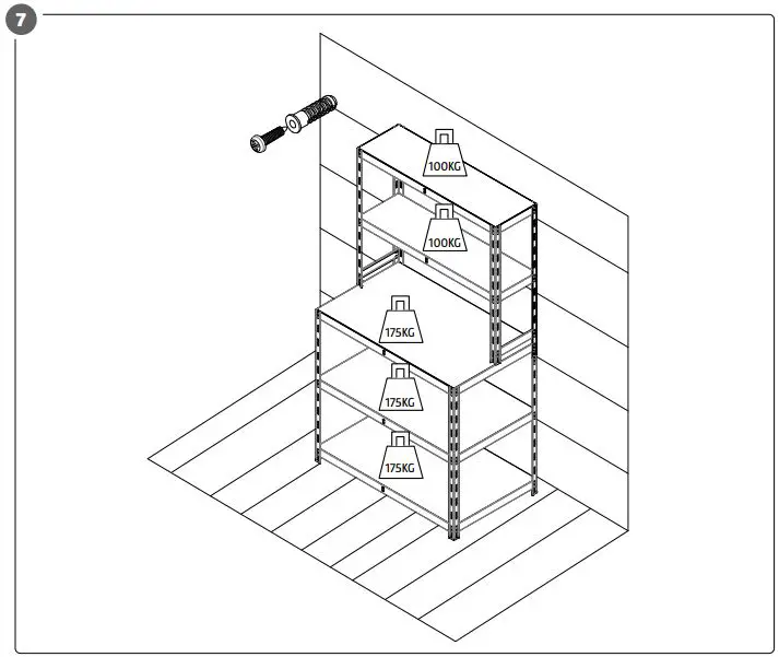 HARD HEAD 023768 Work Shelf User Manual - How to use
