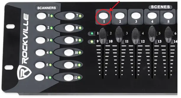 ROCKVILLE ROCKFORCE192 DMX Controller -4