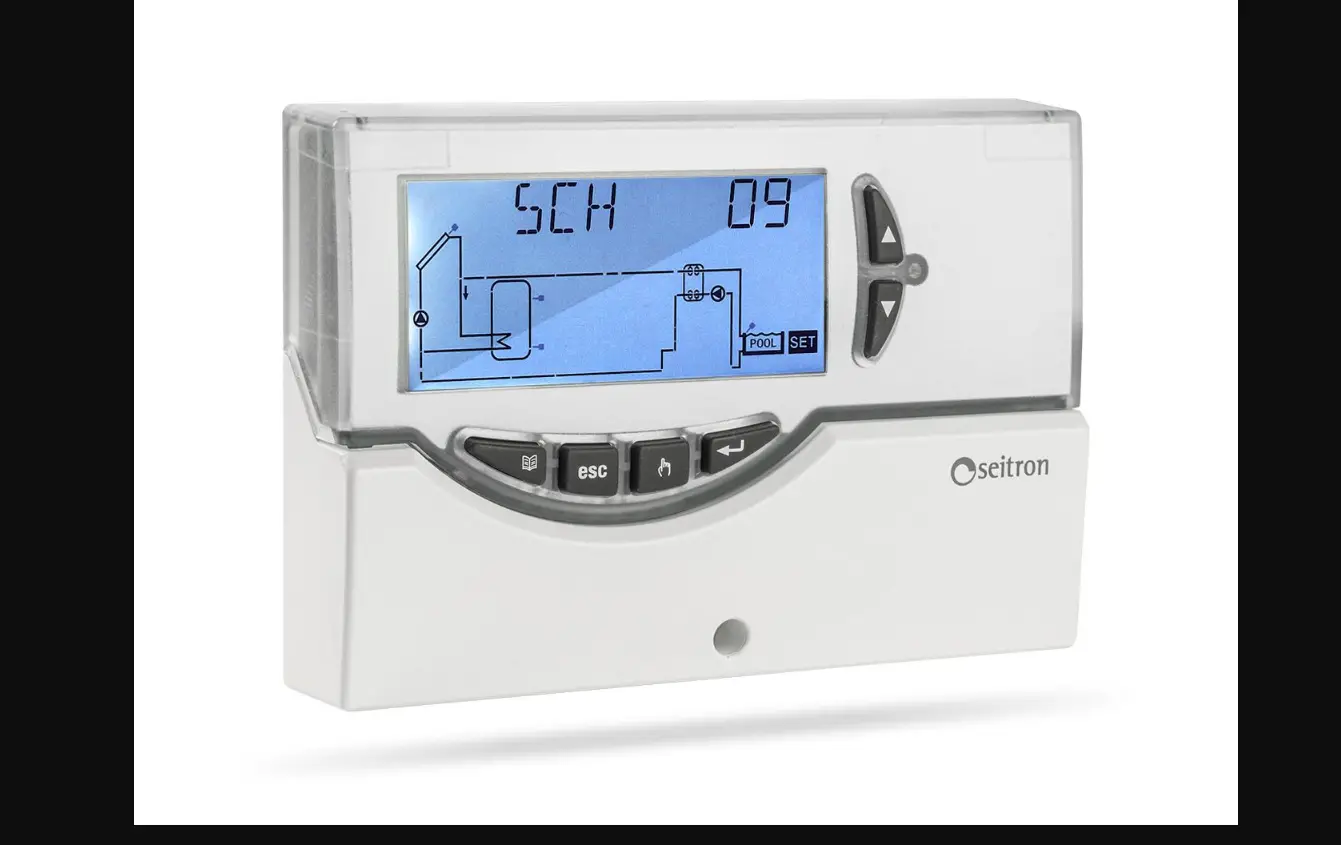 Seitron 038576 Digital Control Unit For Thermal Solar Systems Instruction Manual