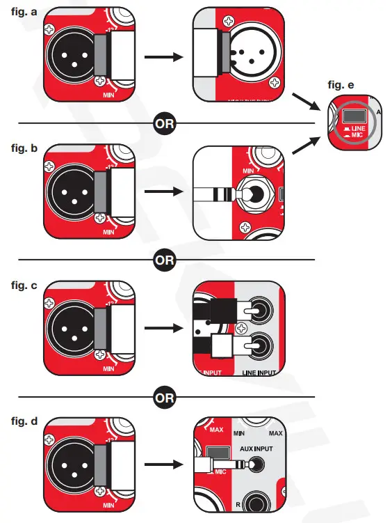 ROCKVILLE BPA8 8 Active DJ PA Speaker with Bluetooth - LINE INPUT
