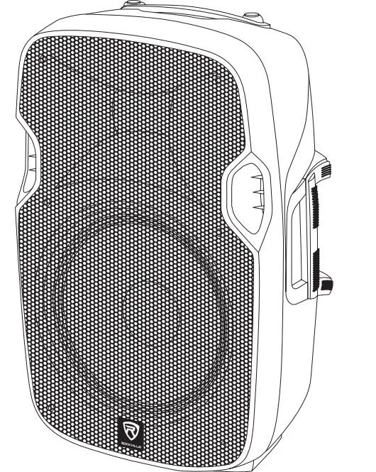 ROCKVILLE BPA8 8 Active DJ PA Speaker with Bluetooth