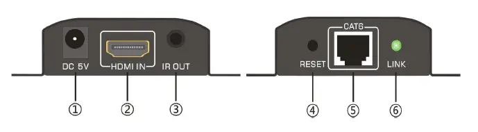 Microtech HDMI Extender Over Network Cable 1