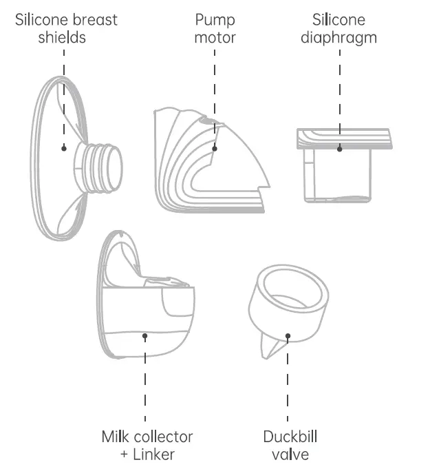 MomMed S21 Wearable Breast Pump 1