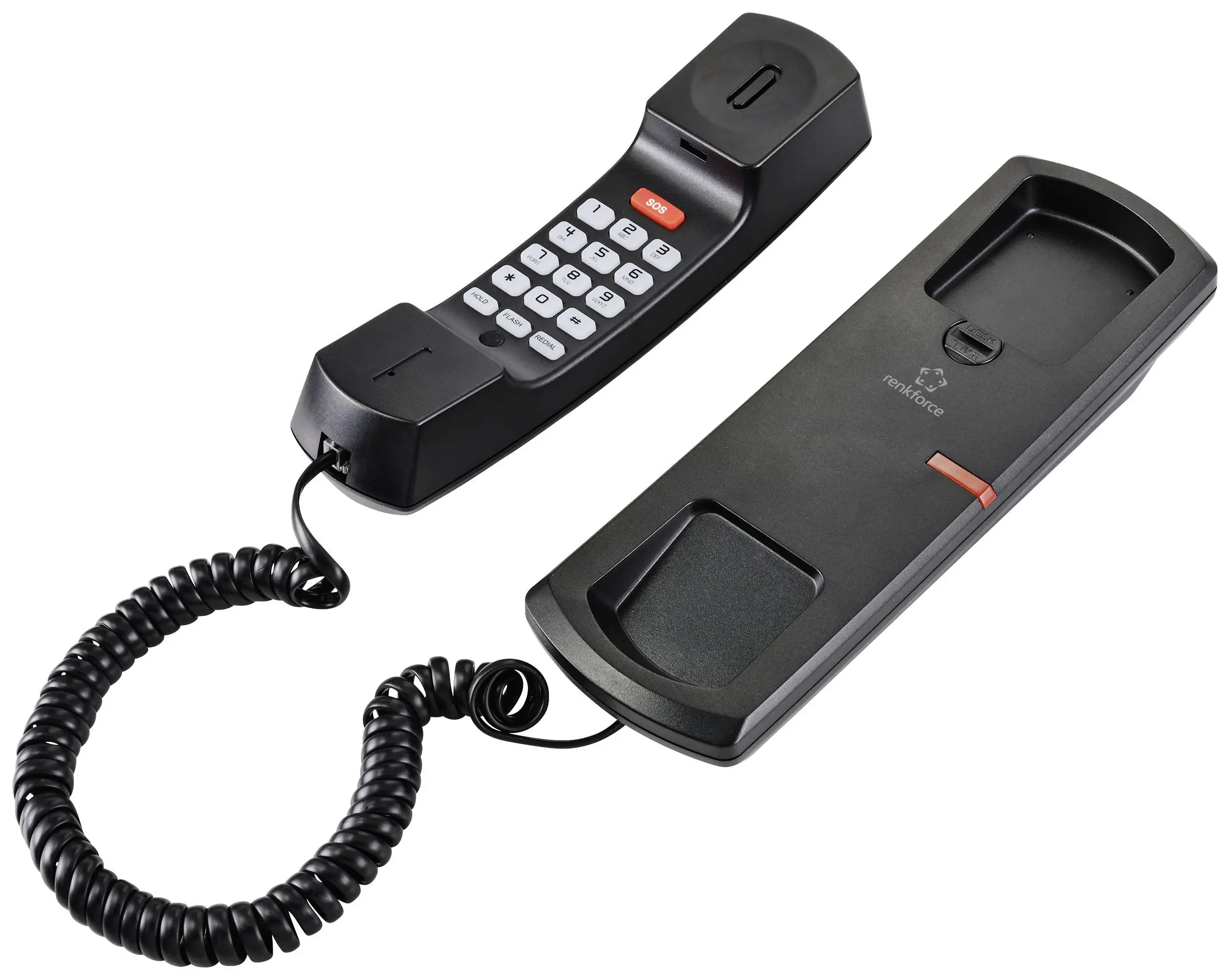 Renkforce-2613603-Desk-Wall-mounted-Corded-Telephone-product