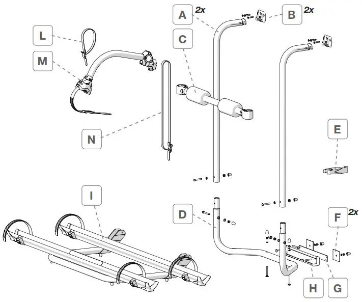 FIAMMA 02093A77A Carry Bike - Product Overview 1