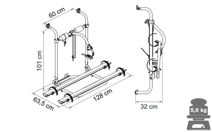 FIAMMA 02093A77A Carry Bike - Product Overview 3