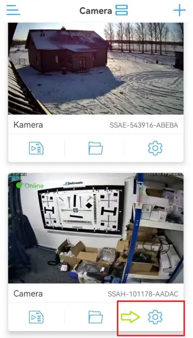 Zintronic Sharing Camera Using CamHiPro Application - Settings