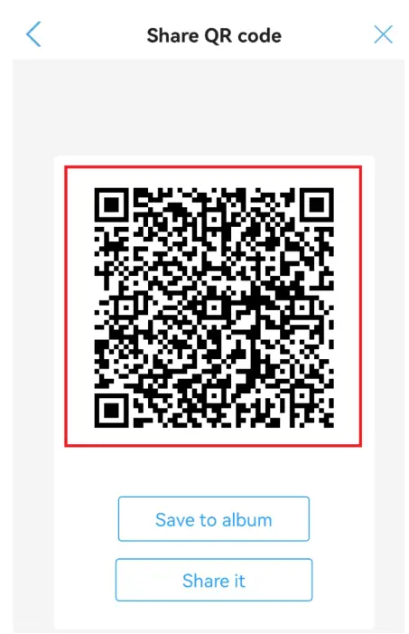 Zintronic Sharing Camera Using CamHiPro Application - qr code