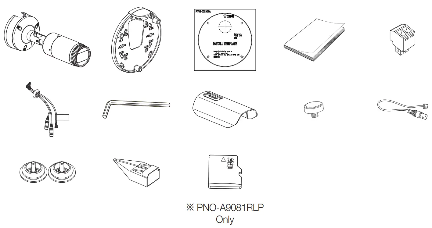 WISeNeT PNO-A9081RLP Network Camera - COMPONENT