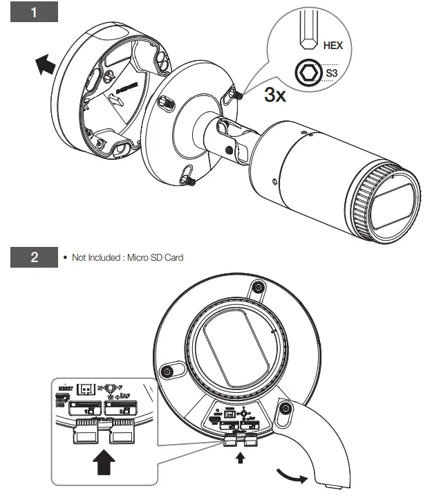 WISeNeT PNO-A9081RLP Network Camera - INSTALLATION 1