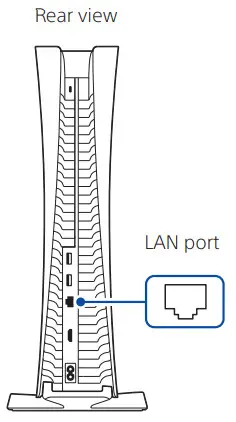 SONY CFI-1002B Play Station 5 Digital Edition - Rear view