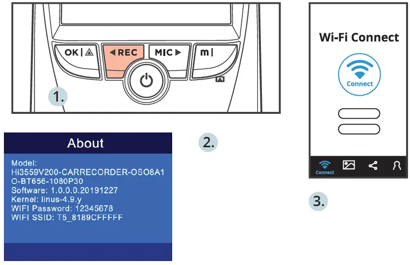 REXING V1P Max 4K UHD Dual Cam Dash Cam Basic Operation 2