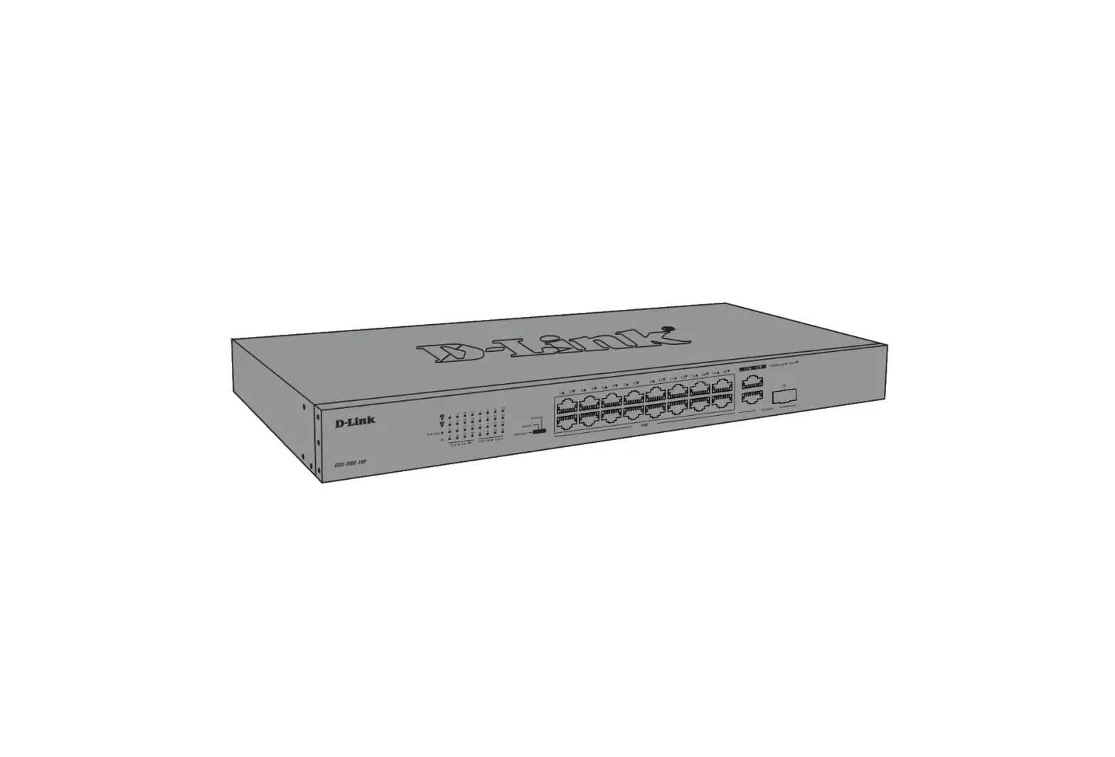 D-link Dss-100e-18p 8-port 10/100base-tx Poe Unmanaged Surveillance Switch Installation Guide
