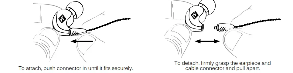 Pinnacle P1 High Fidelity Audiophile - HEADSET CABLE