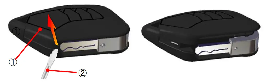 ASAHI DENSO ZKM013 Handsfree System - Rear plastic cover