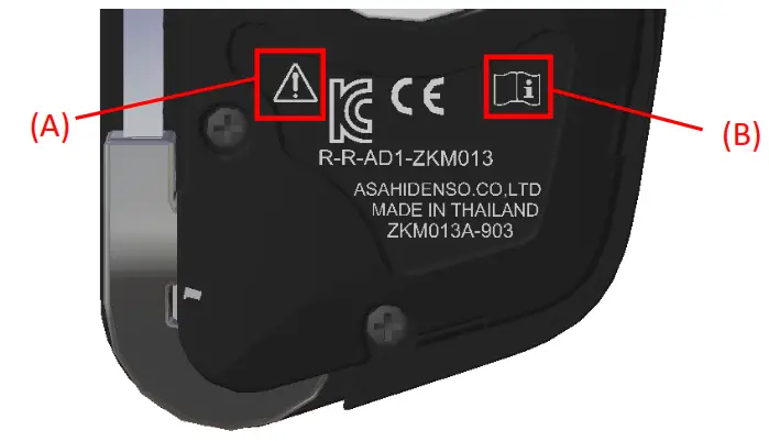 ASAHI DENSO ZKM013 Handsfree System - Replacing the battery in the Smart Key