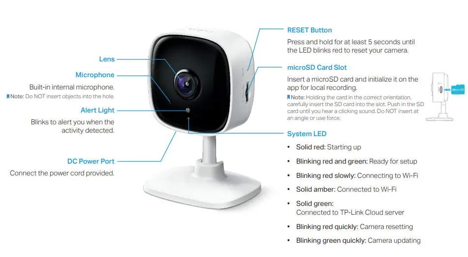 tp-link Tapo Home Security Wi-Fi Camera TC60-1
