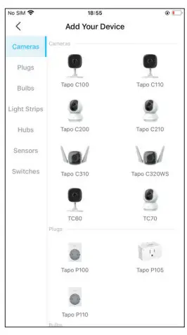 tp-link Tapo Home Security Wi-Fi Camera TC60-3