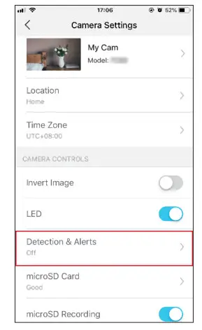 tp-link Tapo Home Security Wi-Fi Camera TC60-Alerts