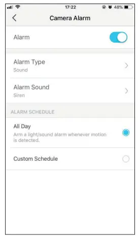tp-link Tapo Home Security Wi-Fi Camera TC60-Camera Alarm