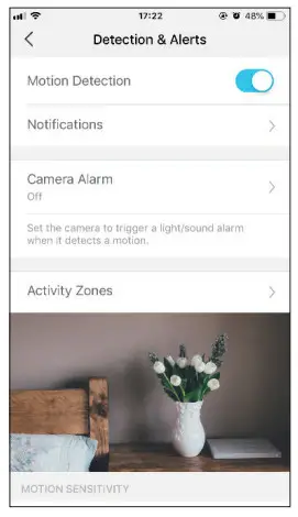 tp-link Tapo Home Security Wi-Fi Camera TC60-Notifications