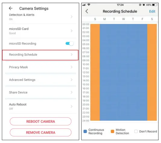 tp-link Tapo Home Security Wi-Fi Camera TC60-Recording