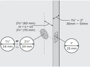 Smart Code Touchpad Electronic Deadbolt Dimensions Procedure