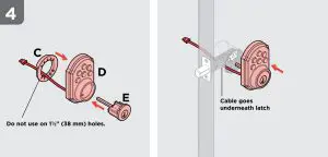 Smart Code Touchpad Electronic Deadbolt Dimensions Procedure