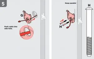 Smart Code Touchpad Electronic Deadbolt Quick Installation Guide Dimension procedure