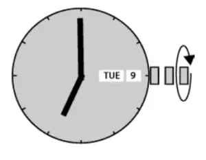 WATCHES How to Set Time and Date on a Two-Hand Watch-figure5