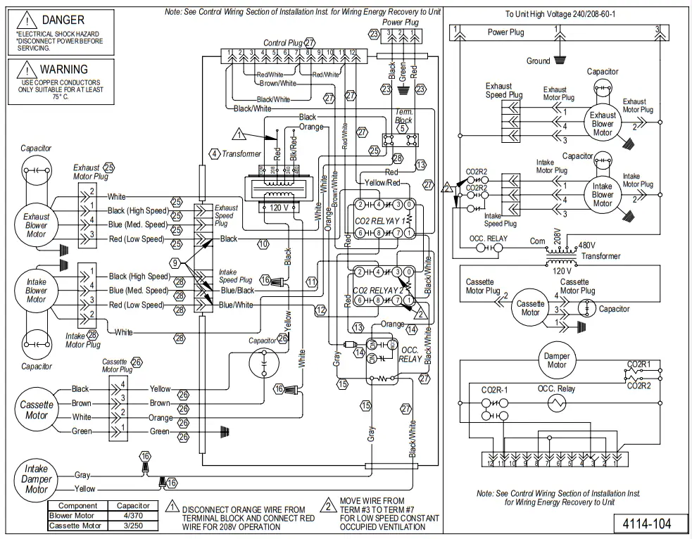 Bard Energy Recovery Ventilator with Exhaust - figure 7