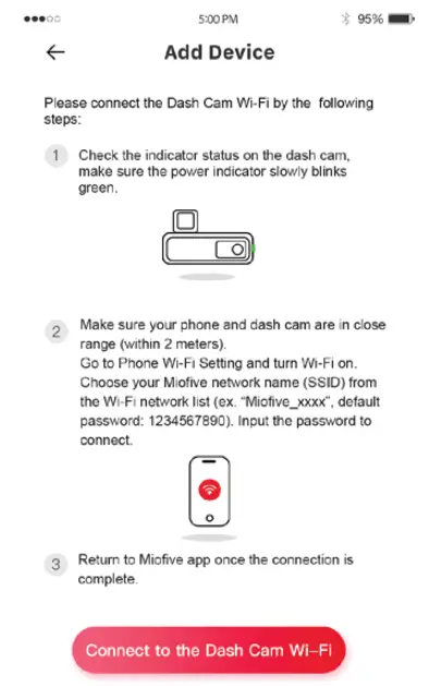 Using Your Miofive APP