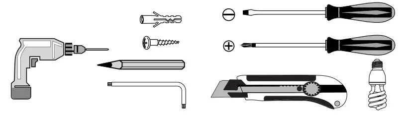 PHILIPS 162469316 June Outdoor Wall Light with Sensor - Excl