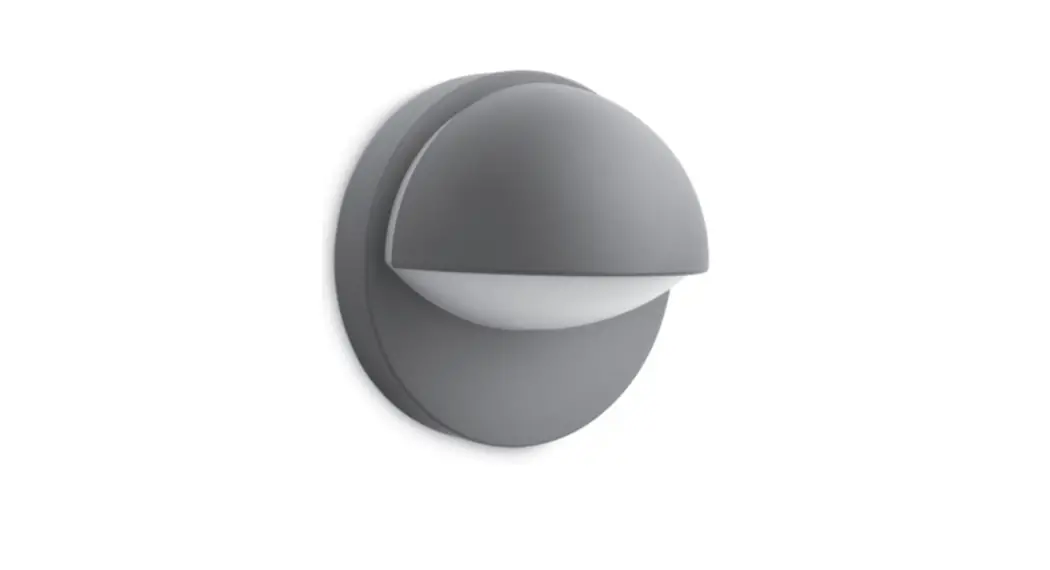 Philips 162469316 June Outdoor Wall Light With Sensor User Manual