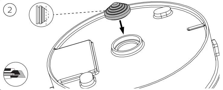 PHILIPS 162469316 June Outdoor Wall Light with Sensor - parts 2