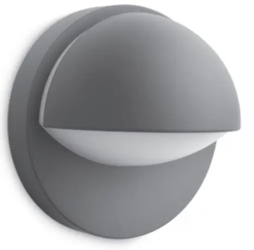 PHILIPS 162469316 June Outdoor Wall Light with Sensor