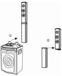 Lenco PA 220BK Bluetooth Party Speaker - INSTALLATION 4