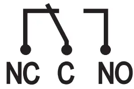 Operating status contact