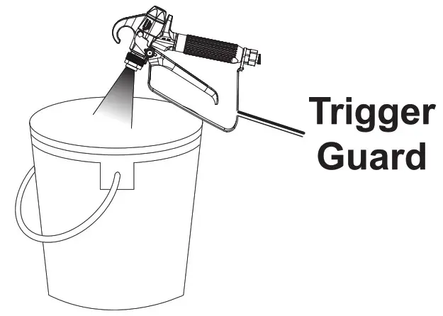 AVANTI 57042 Airless Paint Primer and Stain Sprayer- Trigger Guard