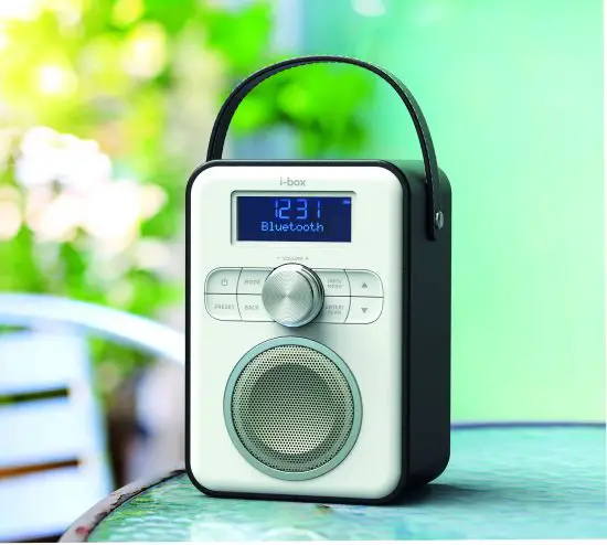 i box 79275PI Portable DAB-FM Radio with Bluetooth
