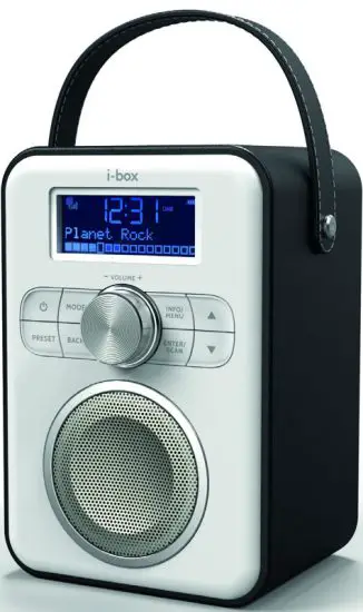 i box 79275PI Portable DAB-FM Radio with Bluetooth - figure 1