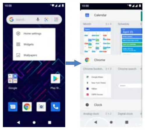 Kalley Smart Phone Element Play 32 GB Azul- home screen 3