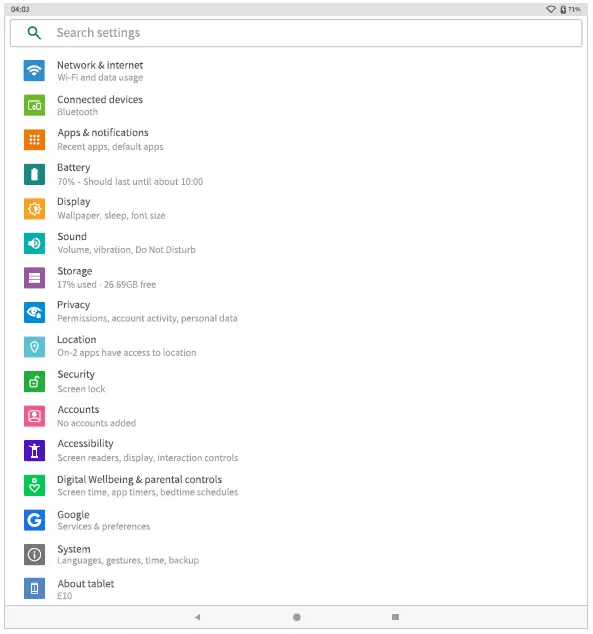 ViviMAGE E10 10.1 Inches Tablet Fig6